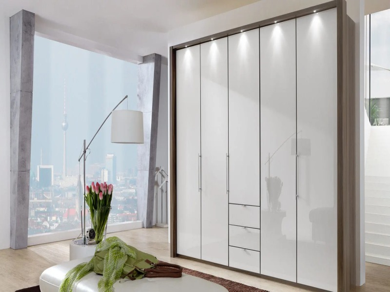 Hinged Wooden Wardrobe-1